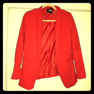Trendy Red Blazer